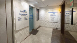 Eye Hospital Interior Planning and Design -Surya Eye Institute - Entrance Lobby