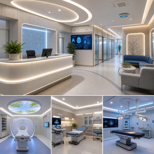 Interior Design Trends That Elevate Healthcare Spaces - Modern & High-Tech Interior